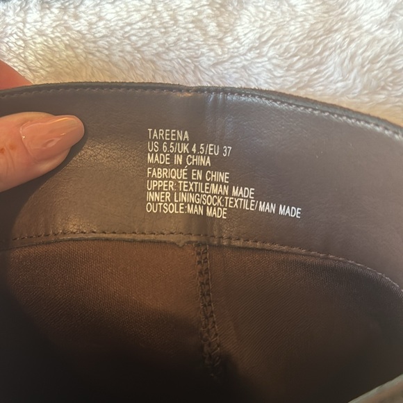 Combo of suede and leather heeled boots in chocolate color - Picture 4 of 7